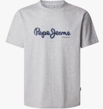 Pepe Jeans Men, PM509721 Dorian T-shirt, Light Grey, Size L