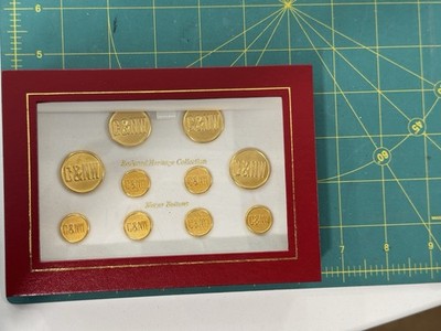 Railroad Heritage Collection Set of 10 CHICAGO & NORTHWESTERN,Blazer Buttons,NEW