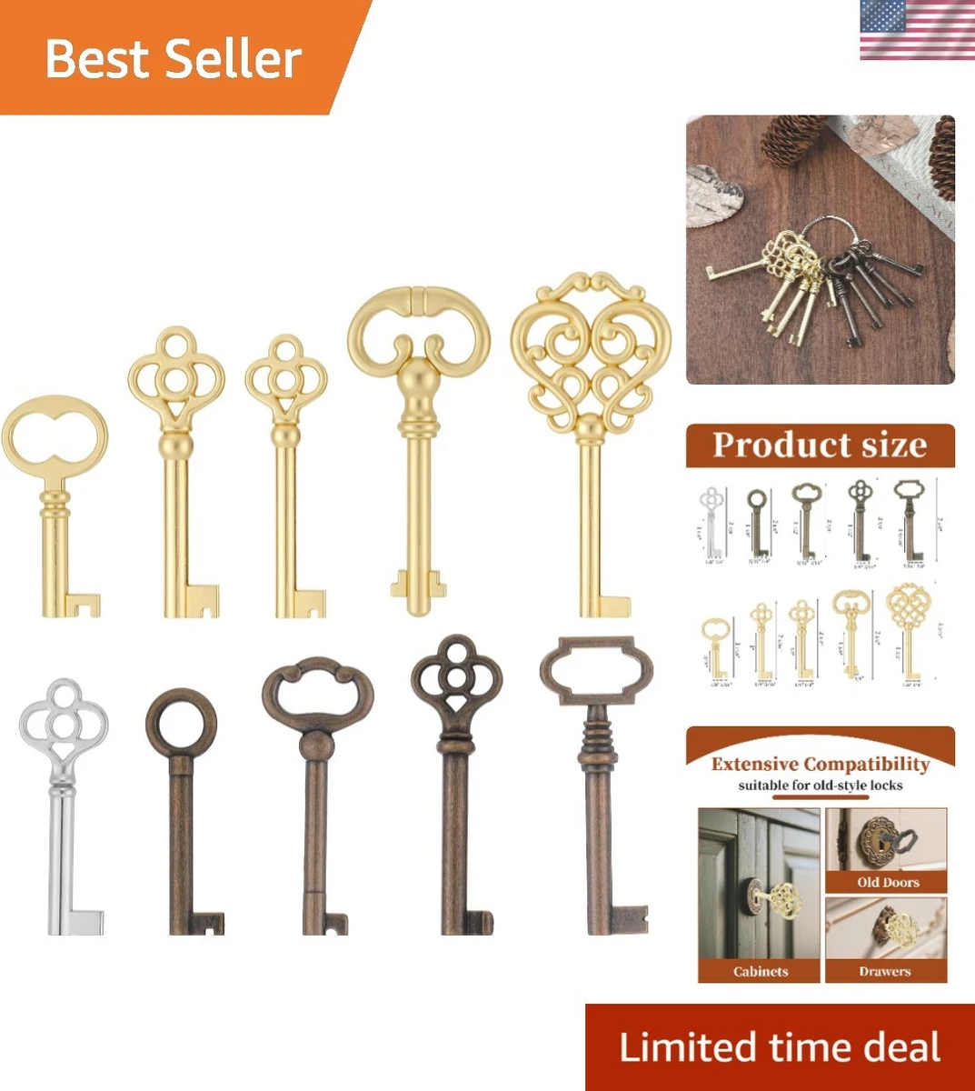Decorative Antique Keys for sale | eBay