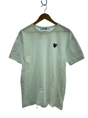 PLAY COMME des GARCONS T shirt XXL Polyester WHT AX T064