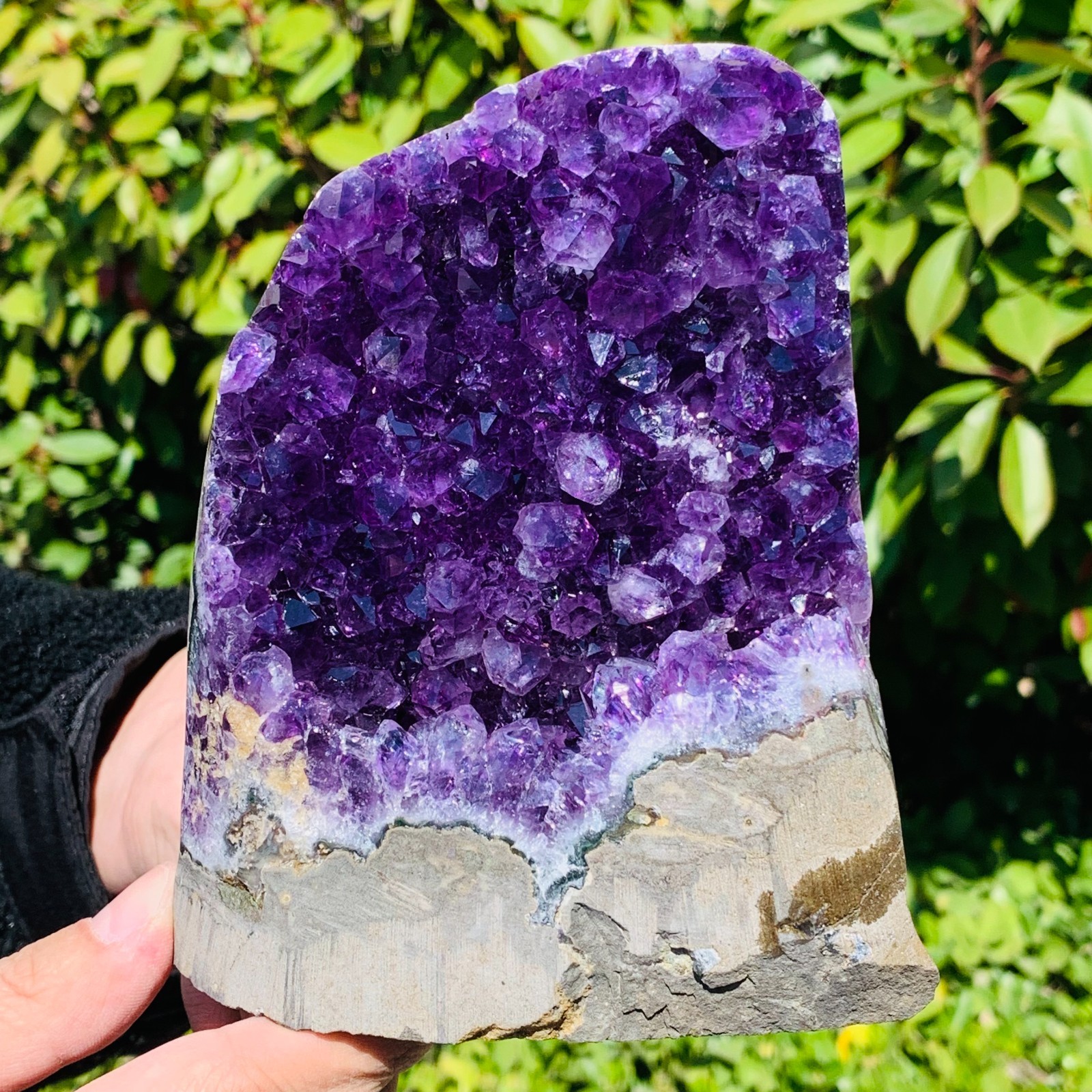 4.27LB Natural amethyst, quartz ore body Uruguayan amethyst crystal block