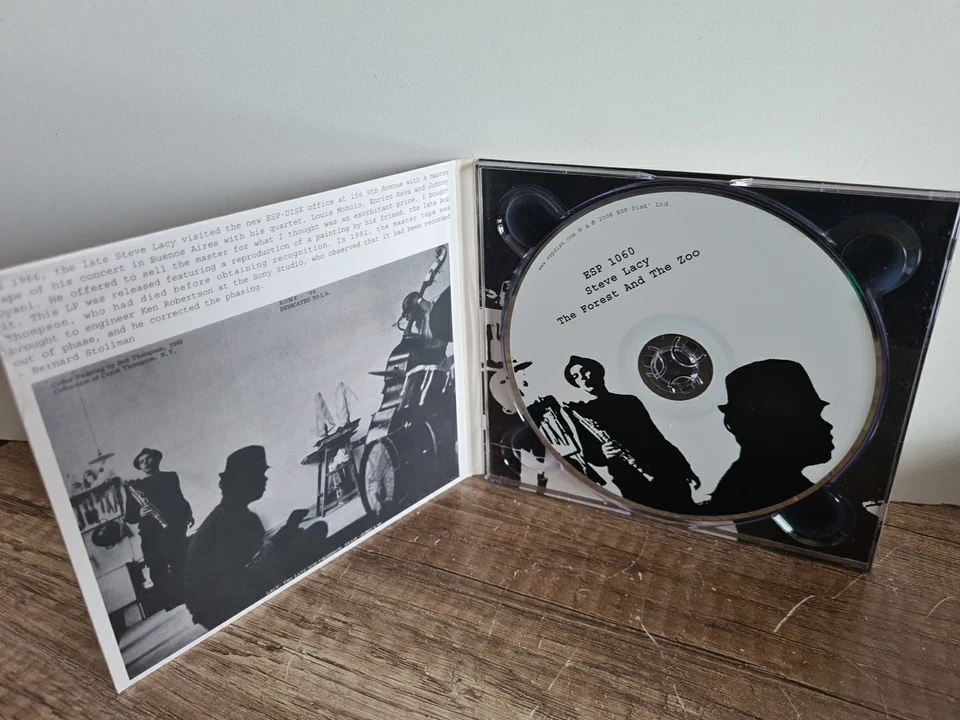 CD: Jazz - Steve Lacy - The Forest And The Zoo - Free Jazz - Digipack - Bild 3 von 3