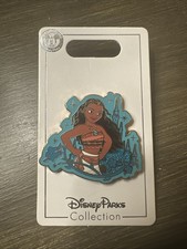 Disney Parks Collection Blue Glitter Castle Moana Pin Disney Pin - Open Edition