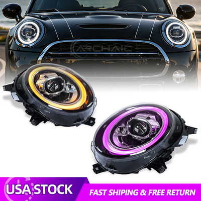 LED Headlights for 2014-2024 MINI Clubman F54 Cooper F55 F56 F57 Halogen Version
