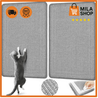 Katzen Kratzmatte Sisal 60X40Cm Wandschutz Kratzbrett Katze Selbstklebend Natur