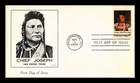 Dr Jim Stamps Chief Joseph Nez Perce Tribe First Day Cover Presige Cachet