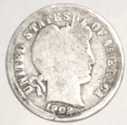 1902-O Barber Dime — photo from another recent sale