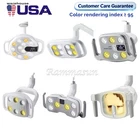 Luz dental led luz oral ajustable para silla de unidad dental con pantalla LCD