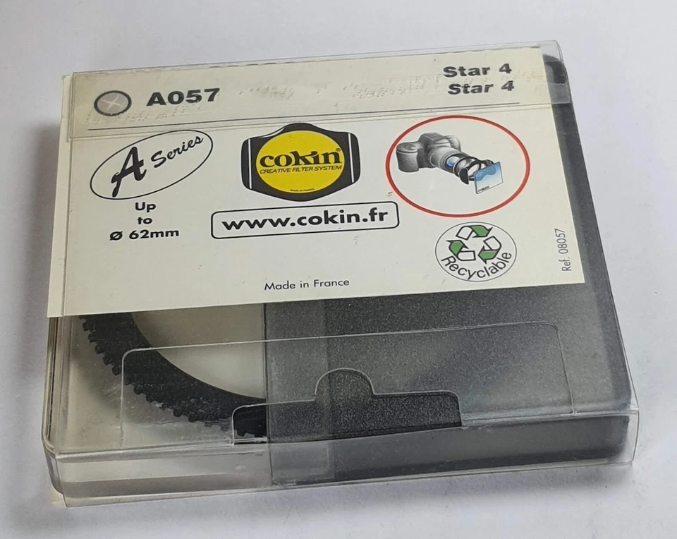 COKIN CREATIVE FILTER A SERIES SYSTEM A057 Star Effect (4 Point) Resin Filter - Image 2 of 4