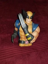 Marvel Bust Bank WOLVERINE Monogram International 7.5" Tall Vinyl Vintage 2006