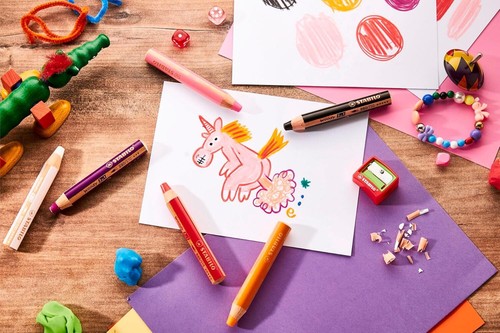 Lápiz de colores, acuarela y tiza de cera - STABILO woody 3 en 1 - Edición aniversario - Imagen 7 de 8