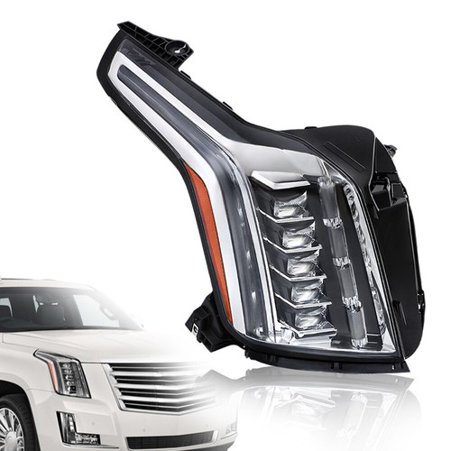 For 2015-2020 Cadillac Escalade Passenger/RH Side Headlight LED Black Clear Lens - Bild 12 von 12