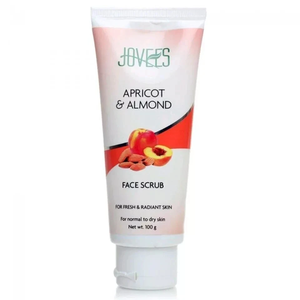 Jovees Apricot & Almond Face Scrub 100gm Free Shipping - Image 2 of 3