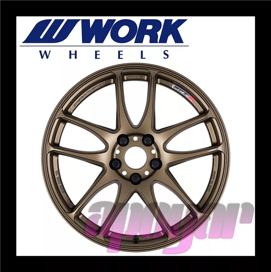 WORK EMOTION CR Kiwami WHEEL (1pcs) 18 inch 8.5J 38 5H 114.3 Ashed