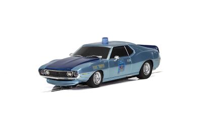 SCALextric AMC Javelin 1:32 スロットカー新品 AMC Javelin Alabama State Trooper 1:32 Police Slot Race Car with