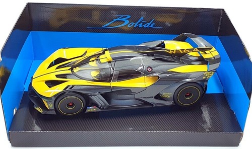 Burago 1/18 Scale Diecast 18-11047 - Bugatti Bolide - Black/Yellow - Picture 4 of 5
