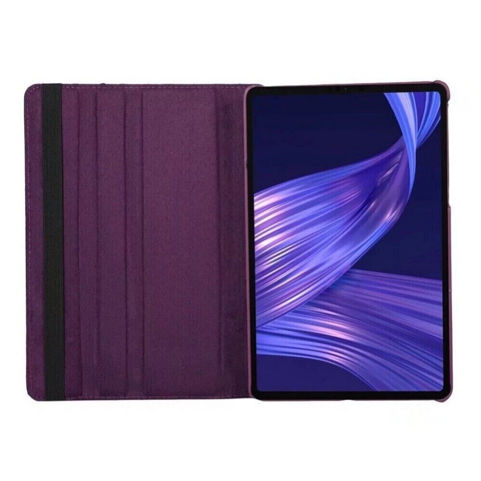 Funda de cuero con soporte giratorio 360° para Samsung Galaxy Tab A9 8.7 A9+ 11.0 Foto 3 de 4