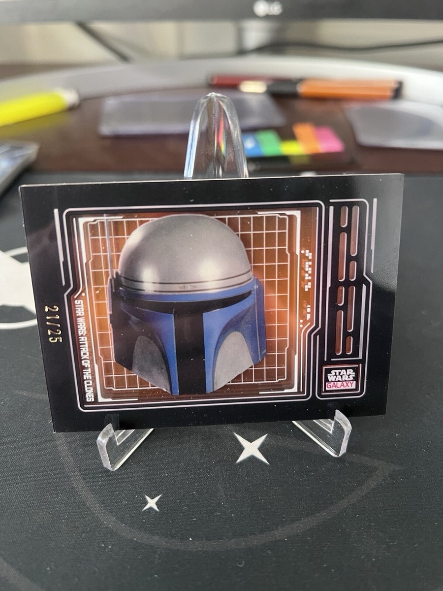 2024 Topps Chrome Star Wars Galaxy Armor Shadowbox JANGO FETT