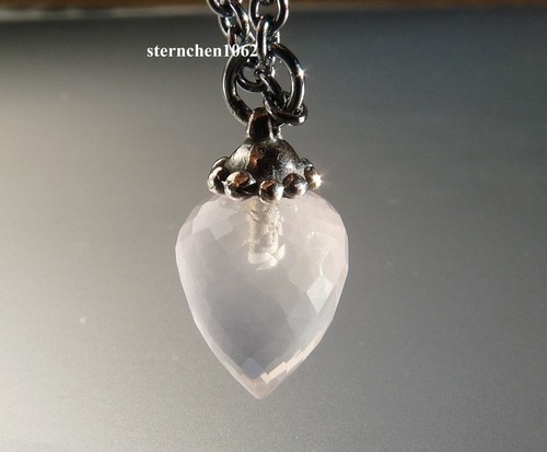 Trollbeads * Fantasy Halskette mit Rosenquarz *Fantasy Necklace with Rose Quartz - Picture 3 of 5