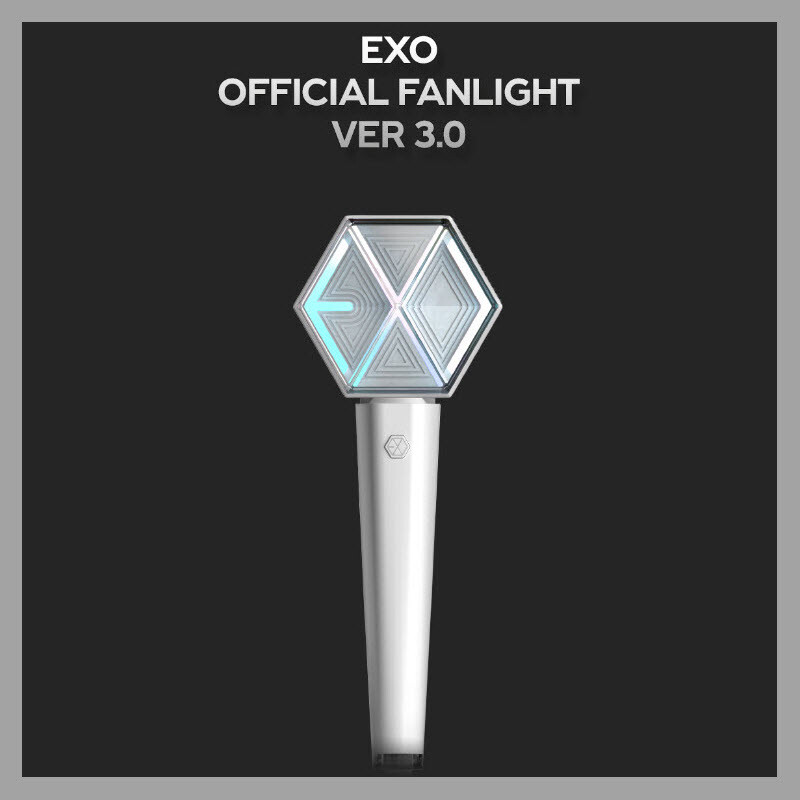 EXO ペンライト ver3 EXO Official FANLIGHT VER 3.0 FULL BOX New Light Stick #5