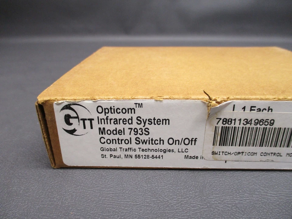 GTT Opticom Infrared System Model 793S Control Switch On/Off New  - Image 2 of 4