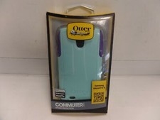 Funda Original OtterBox Commuter Series para Samsung Galaxy S4 Azul Aqua/Lirio