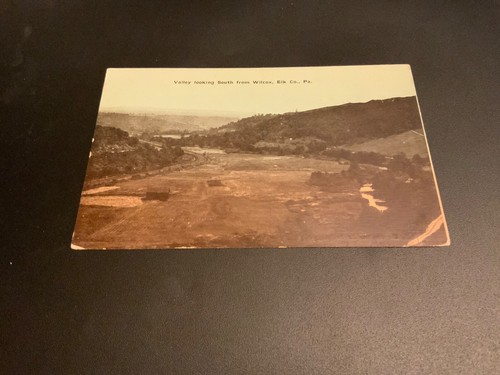 Wilcox, Elk Co., Pa. ~ Tal mit Blick nach Süden von Wilcox - antike Postkarte