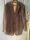 男式 Ralph Lauren Blazer 运动外套黑色灯芯绒 Macys 48T 佩斯利衬里