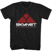 Terminator Skynet Nueral Net Based Artificial Intelligence Logo Men's T Shirt