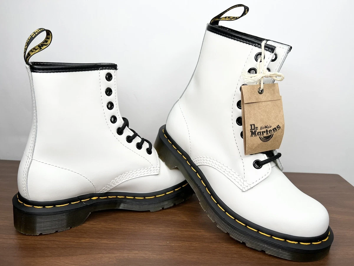 Dr Martens 1460 Boots - White Smooth