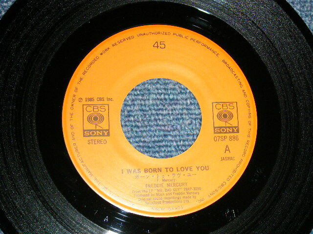 FREDDIE MERCURY Queen Japan 1985 07SP-886 7