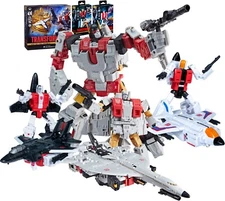Transformers Age of the Primes Superion Aerialbot Silverbolt Slingshot Air Raid