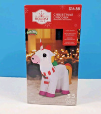 Christimas Unicorn Airblown Inflatable 3.5 FT Tall Holiday Time New 