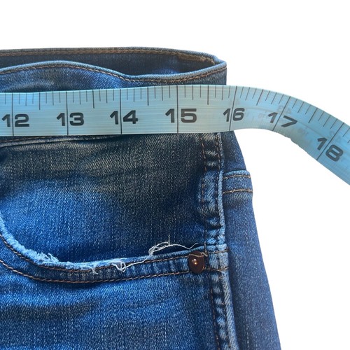 Madwell 10” High Rise Skinny Button Fly Jeans Size 30 Distressed Stretch Denim - Picture 4 of 12