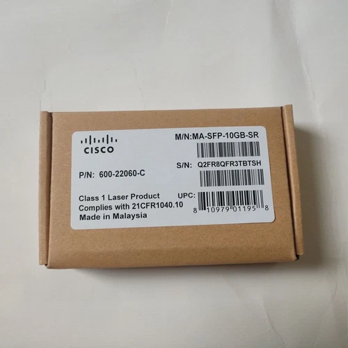 Cisco MA-SFP-10GB-SR Meraki Fiber Transceiver - BRAND SEALED NEW