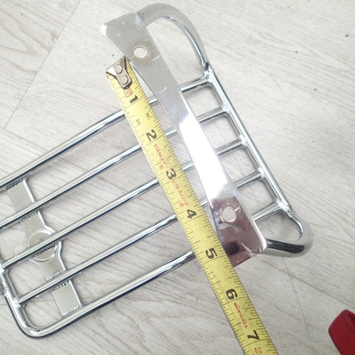 Harley-Davidson USED 06-15FXST Luggage Rack Chrome Bobtail Fender 60161-06 - Picture 8 of 9
