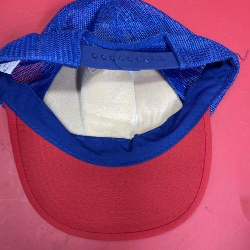 VINTAGE 1980er Jahre McDonald's USA Olympics Adler Trucker Netz Druckknopflasche Mütze Kappe Menge 3 - Bild 6 von 6