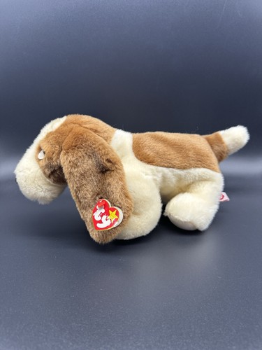Vtg 1998 TY Beanie Buddy Buddies Tracker The Bassett Hound Puppy Dog 11” READ - Picture 2 of 10