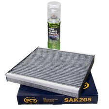 Innenraumfilter SAK205 + Reiniger Klimaanlage für Honda Accord CR-V Civic Legend