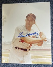 VINTAGE GEORGE WOODLY AUTO SIGNED 8 x 10 PHOTO BALTIMORE ORIOLES