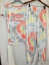 New Secret Treasures Womens Tie Dye Shirt Jogger  Pajama set U Pick