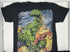 Camiseta Marvel Mad Engine Hulk Buster Ironman Camiseta L Rara