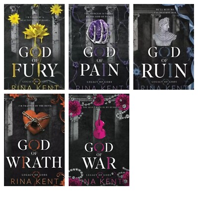 Legacy of Gods Serie Bücher 5er Set von Rina Kent Neuware Premium Qualität