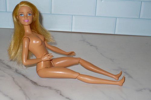 Fashionistas Barbie Doll ~ Nude ~ MILLIE FACE ~ Long Blonde Hair ~ JOINTED LEGS