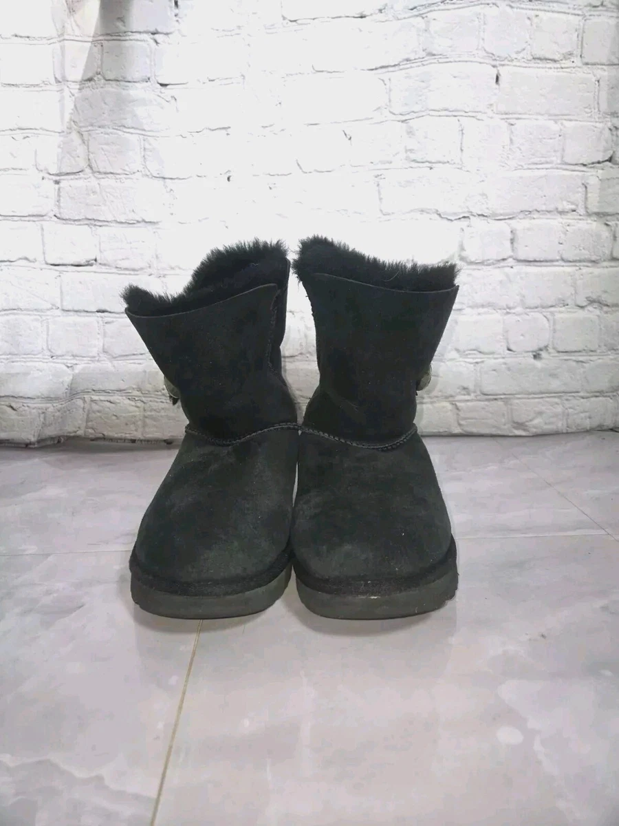 UGG Australia Bailey Button Bling Black Boots for Women for sale