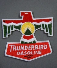 THUNDERBIRD GASOLINE Embroidered Iron On Uniform-Jacket Patch 3"
