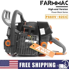 92cc Chainsaw Gas Power Head Compatible with MS660 066 G660 Milling Tree No Bar