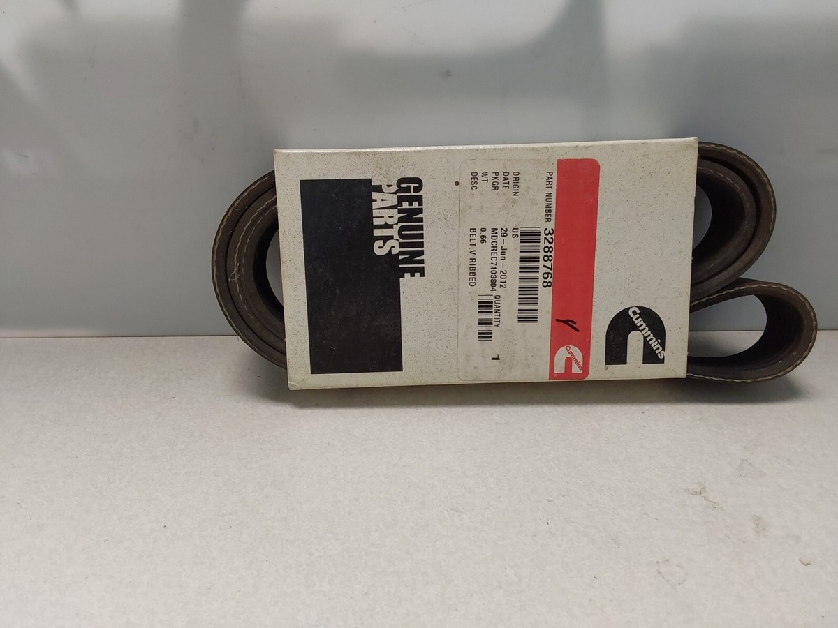 ビーン241 Cummins Serpentine V-ribbed Fan Belt Part Number 3288768 for