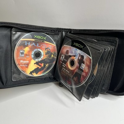 Original Microsoft OG Xbox 24 Disc Only Game Lot In Binder Tested