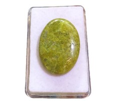 Grüner Opal Cabochon 34x23,6 mm 38 ct. Nr. U34825
